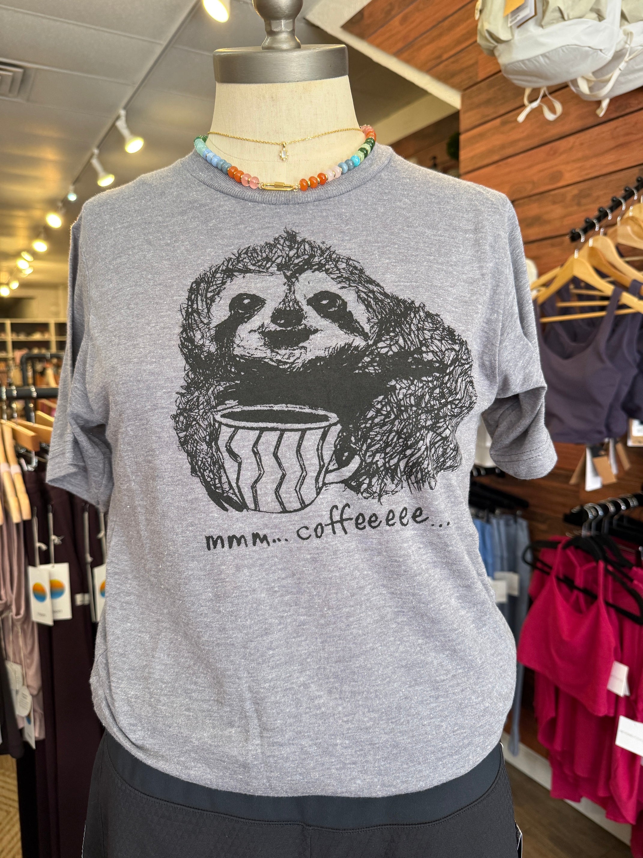 Coffee Sloth Unisex Tee