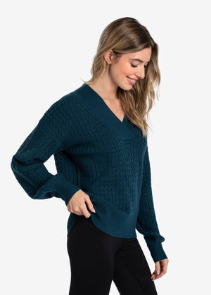 Women's Camille Sweater | Fjord Blue Heather