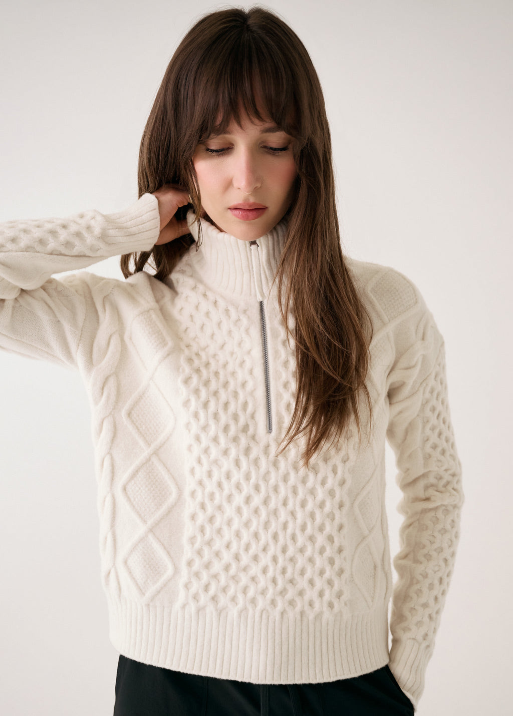 Women's Camila 1/2 Zip | Cream