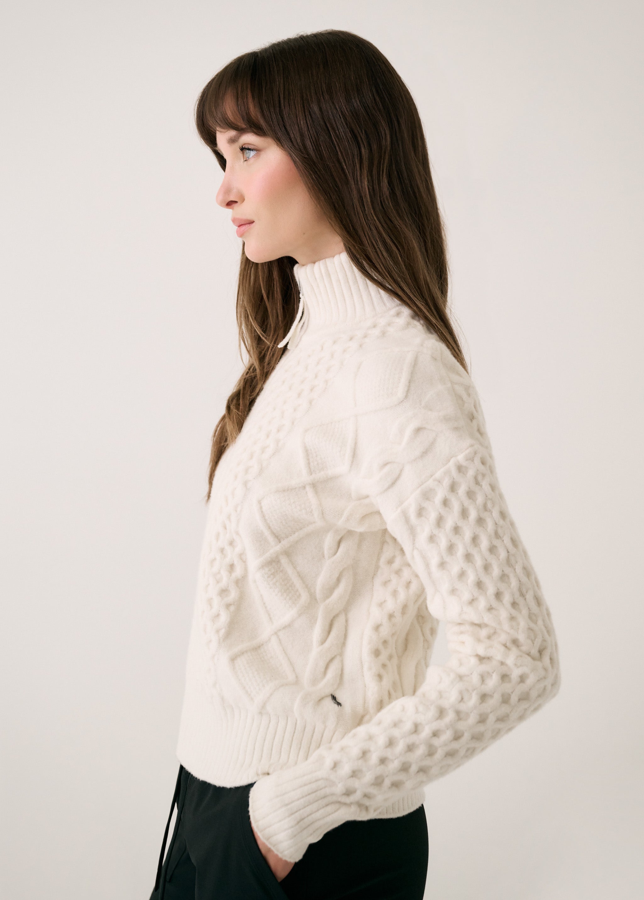 Women's Camila 1/2 Zip | Cream