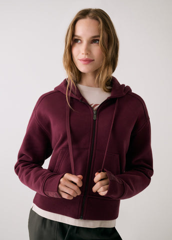 Women's Yonder Full Zip  | Cherry