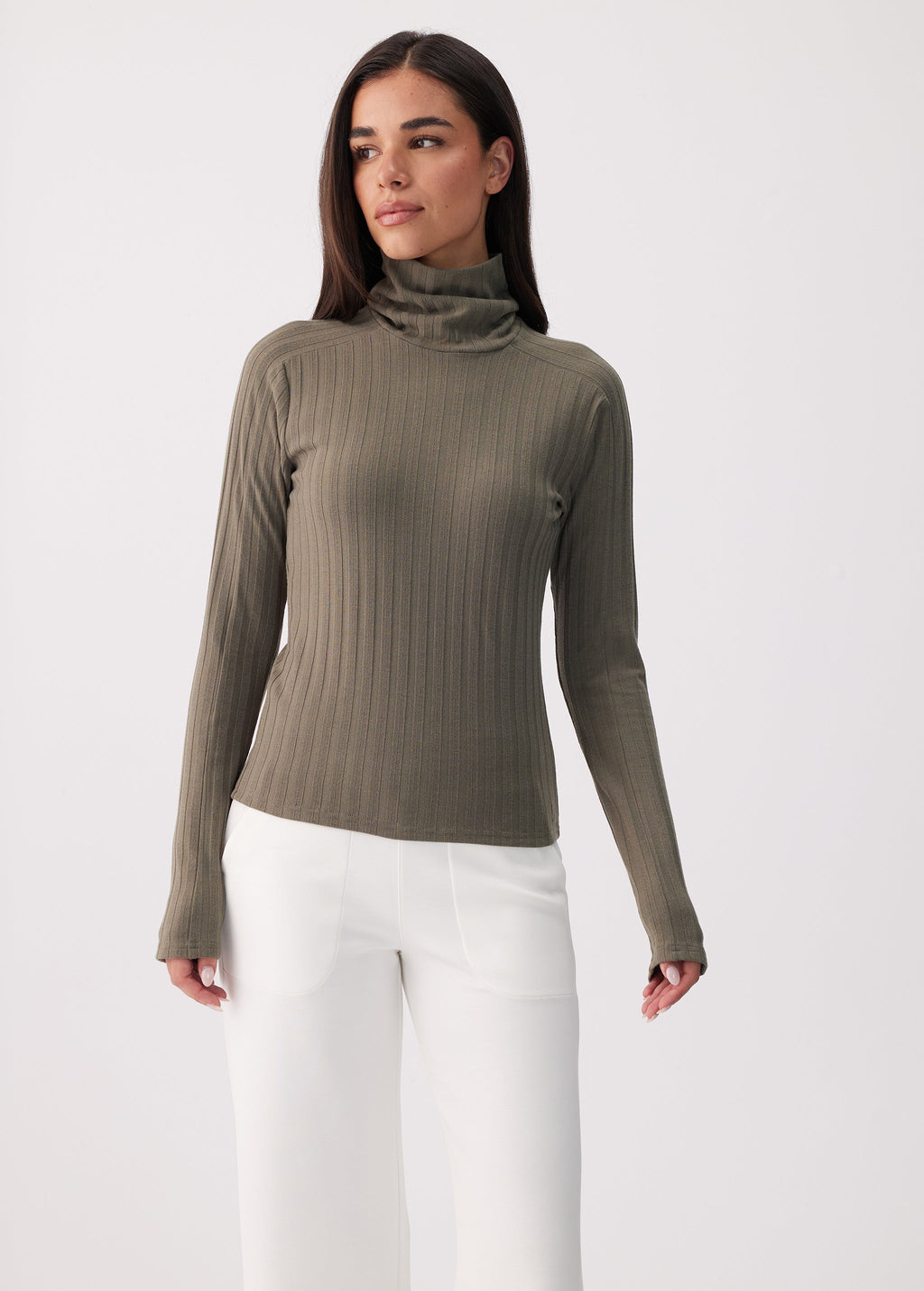 Women's Celeste Turtleneck | Moss