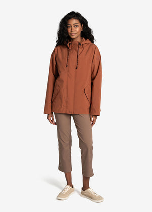 Women's Lachine Rain Jacket | Rust