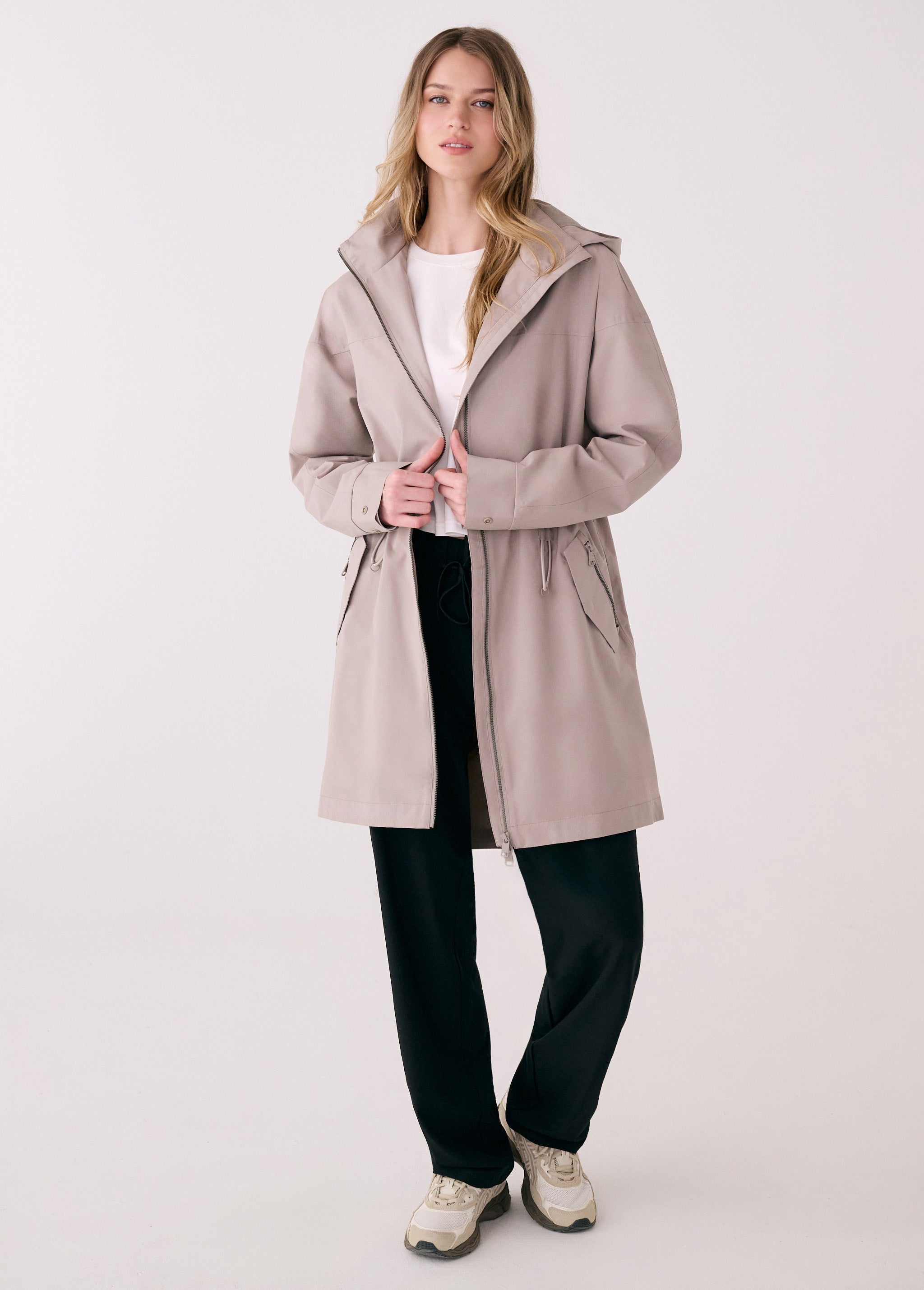 Women's Piper Rain Jacket | Pebble – Lively Athletics