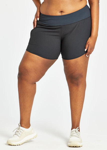 Women's Long Roga Shorts | Black