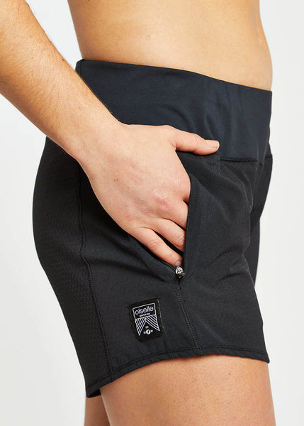 Women's Long Roga Shorts | Black