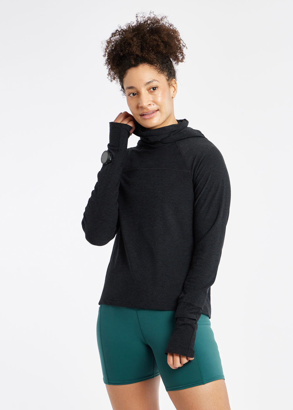 Women's Lux Highline Hoodie | Black