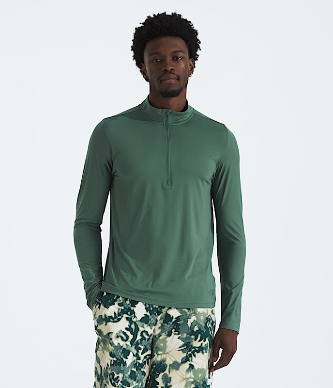 Men's Dune Sky 1/4 zip | Duck Green