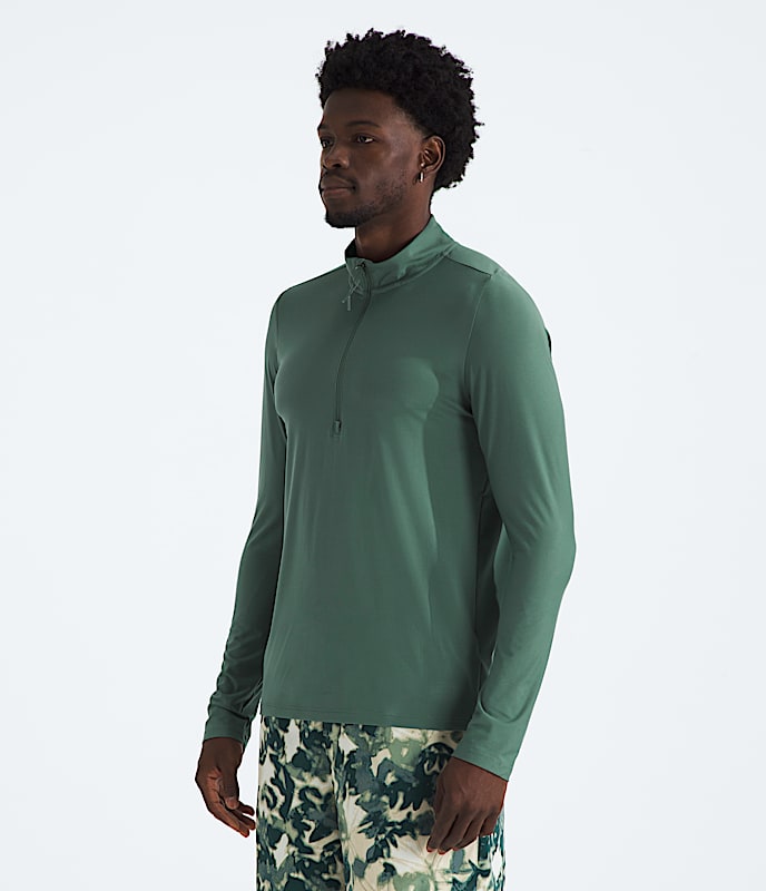 Men's Dune Sky 1/4 zip | Duck Green