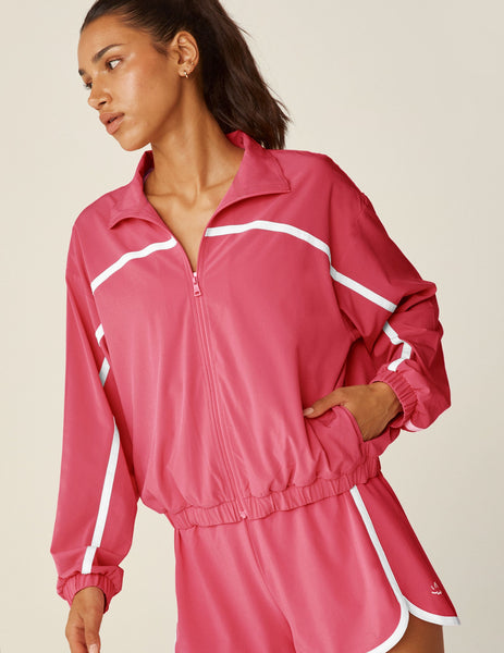 Women's Go Retro Jacket | Pink Horizon