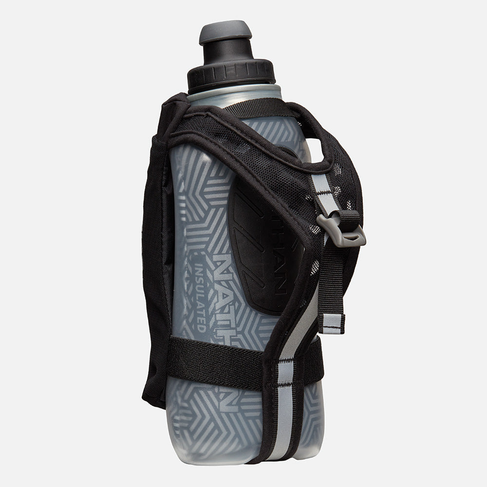 SpeedDraw 2 18oz Ins Flask| Black/Reflective Silver