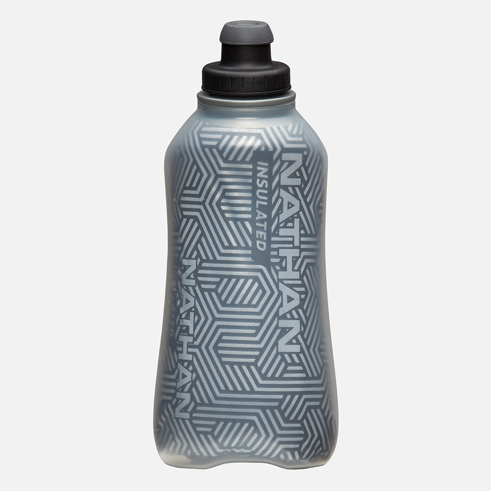 SpeedDraw 2 18oz Ins Flask| Black/Reflective Silver