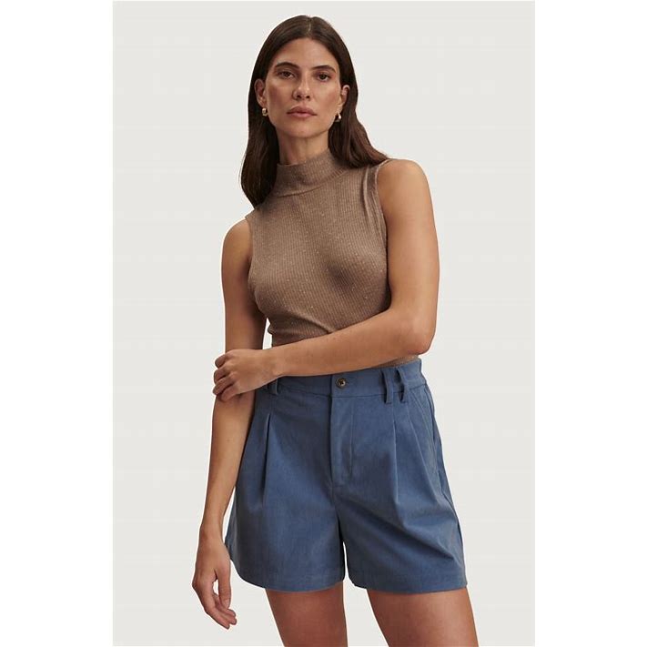 Jordan Pleat Short  4.5 | Bijou Blue