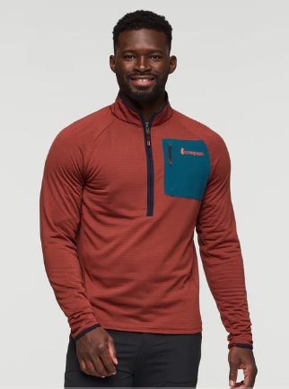 Men's Otero Fleece 1/2 Zip Pullover | Rusty