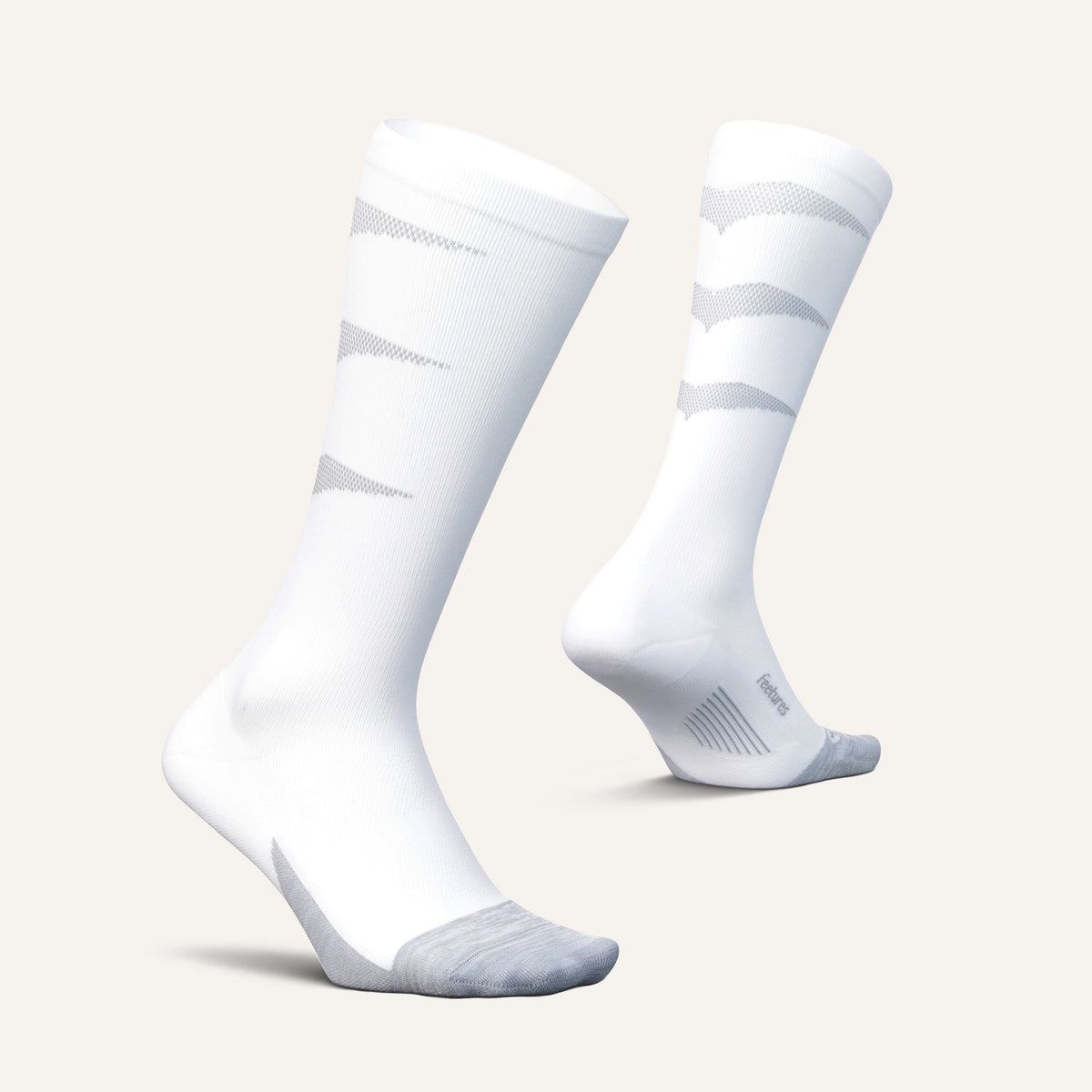 Graduated Compression LC Knee High| White
