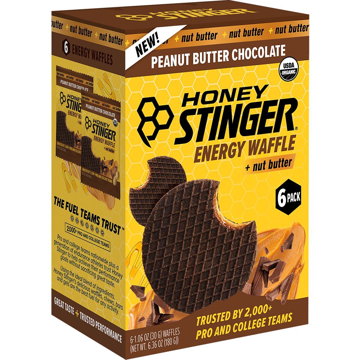 Waffles - 6 Pk | Peanut Butter Chocolate