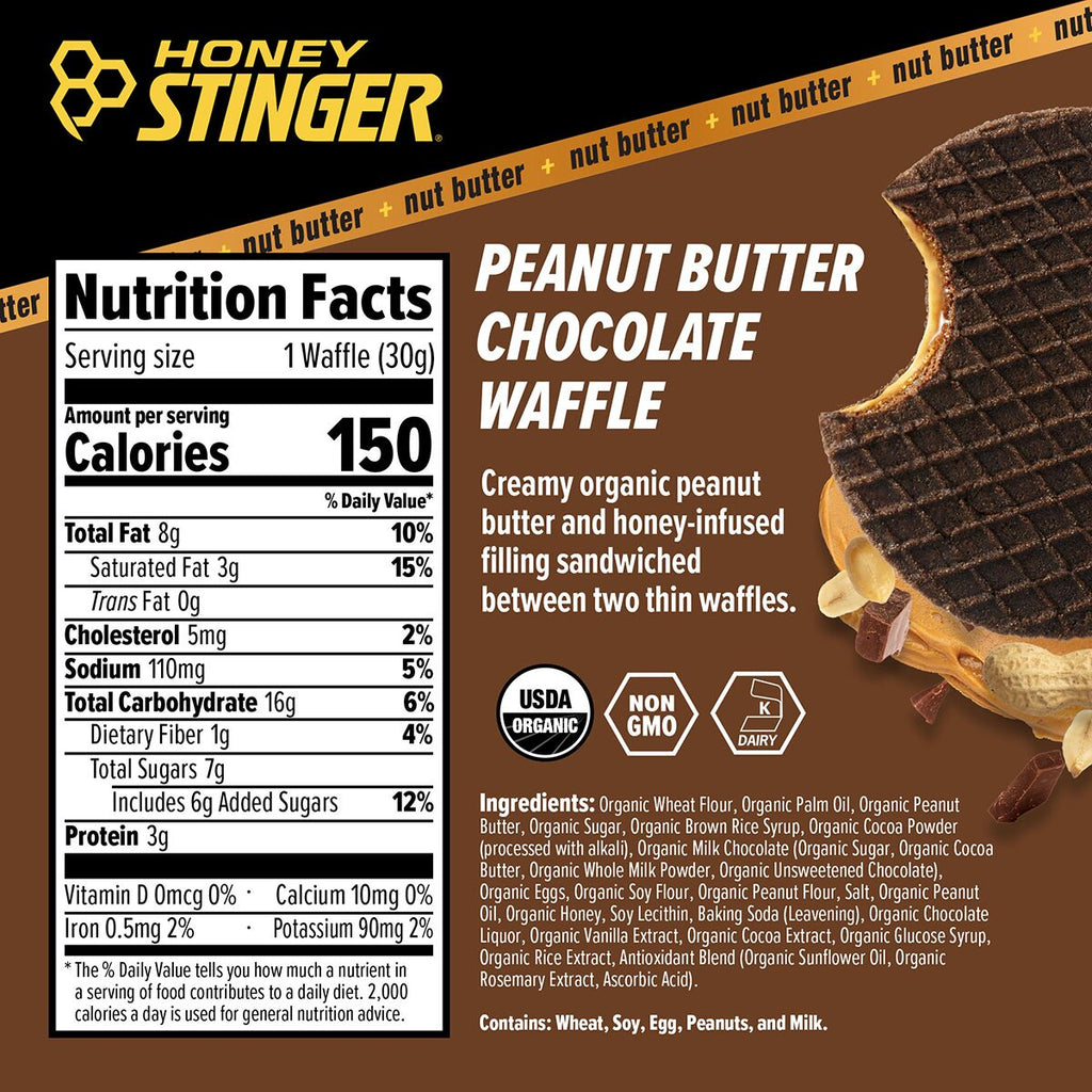 Waffles - 6 Pk | Peanut Butter Chocolate