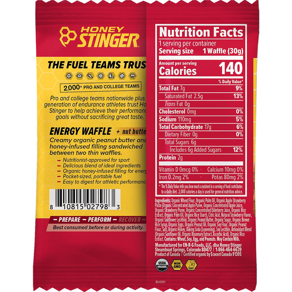 Waffles - 6 Pk | Peanut Butter Strawberry
