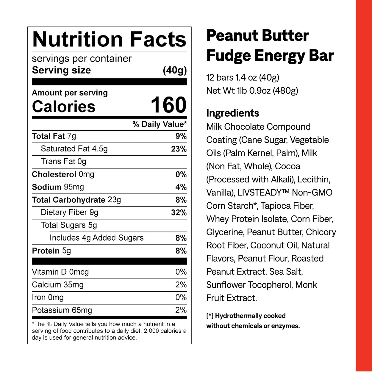 Energy Bar | Peanut Butter Fudge