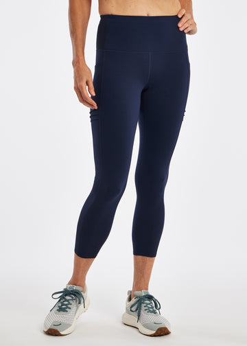 Women's Pocket Jogger 3/4 Tights | Ink Blue