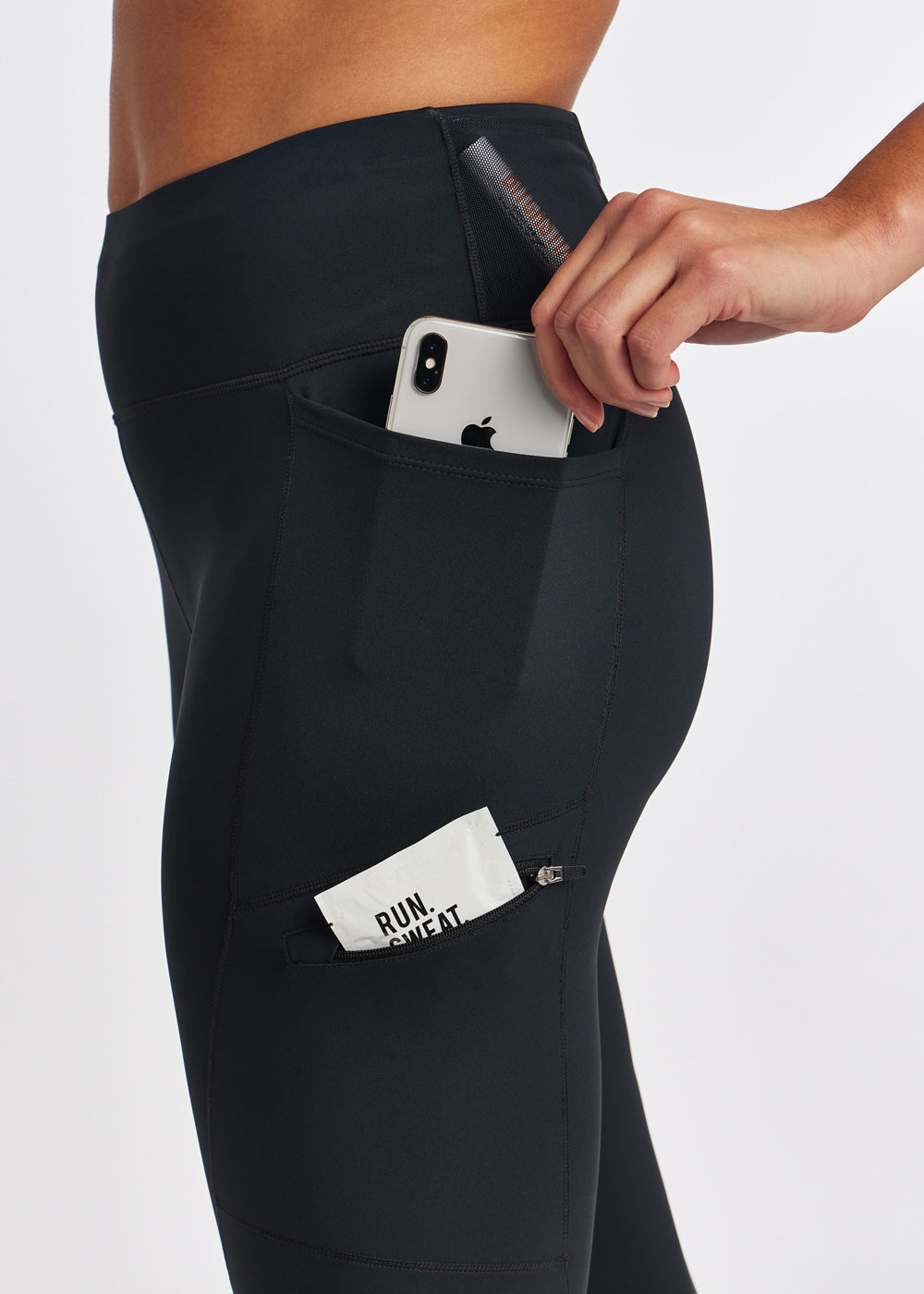 Women's Pockito Half Tights| Black