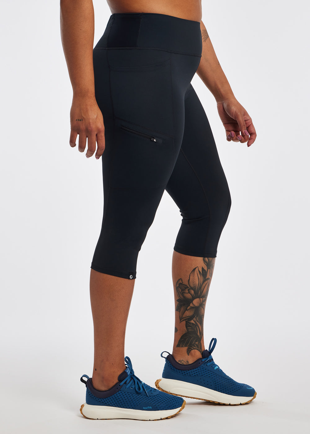 Women's Pockito Half Tights| Black