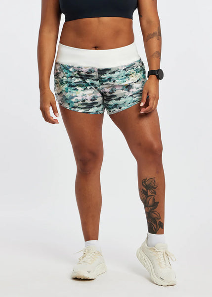 Women's Roga Shorts | Mountain Print