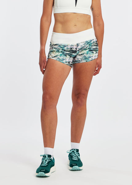 Women's Roga Shorts | Mountain Print