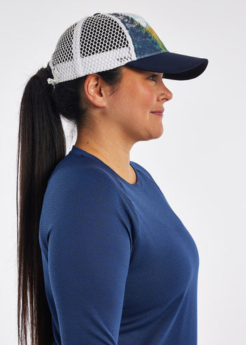 Women's Runner Trucker Hat | Douglas Fir
