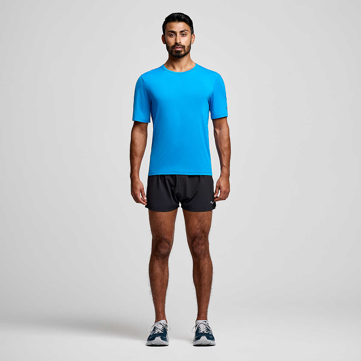 Men's Stopwatch Short Sleeve | Cobalt Heather