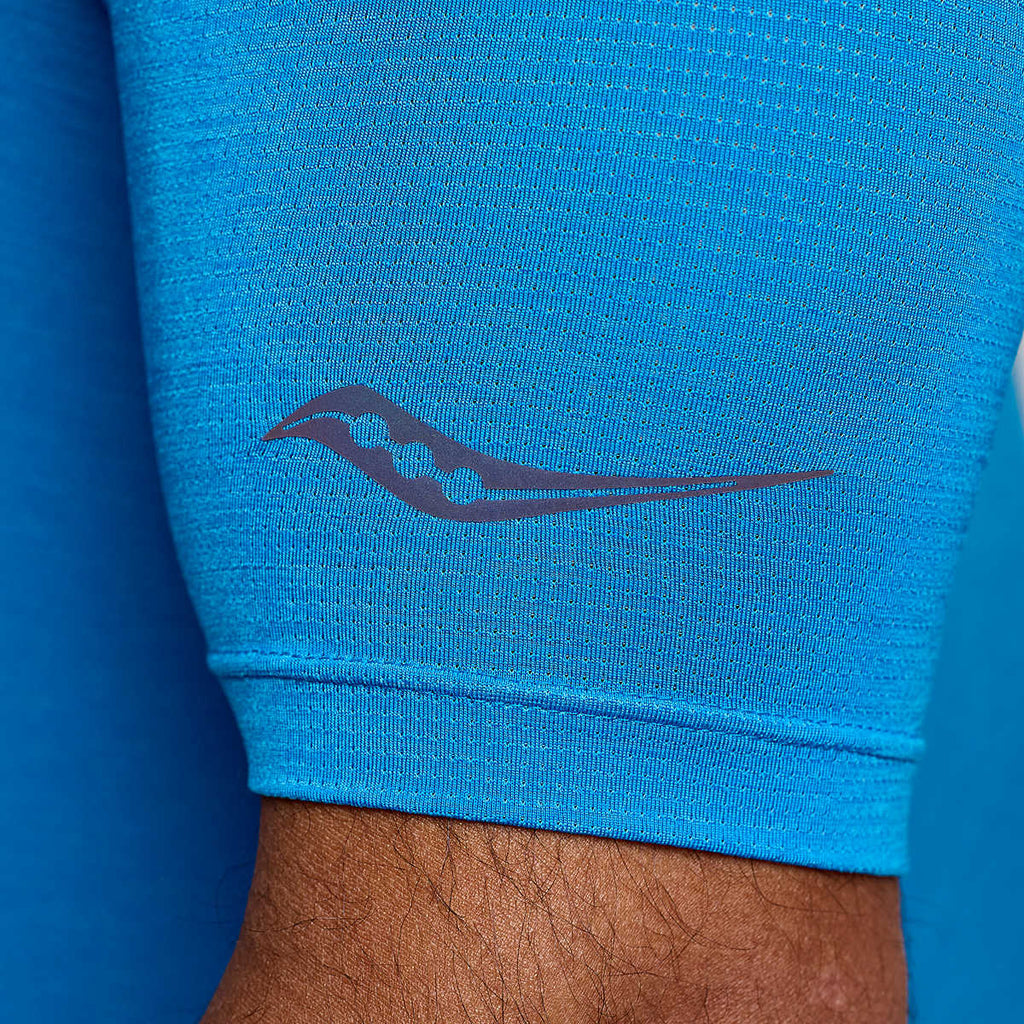 Men's Stopwatch Short Sleeve | Cobalt Heather