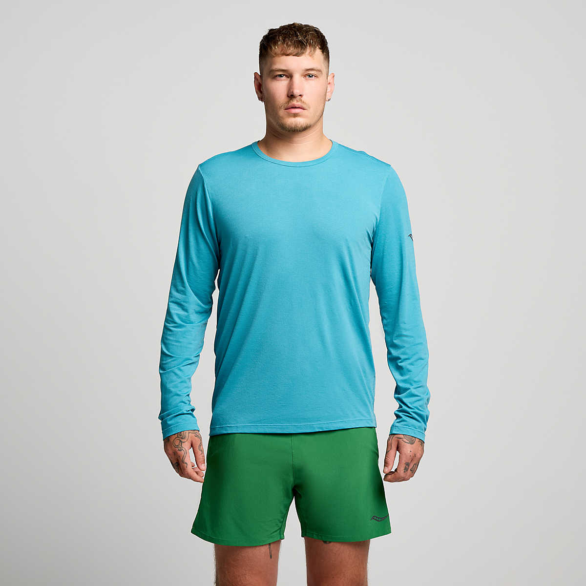 Men's Stopwatch Long Sleeve | Bayside Heather