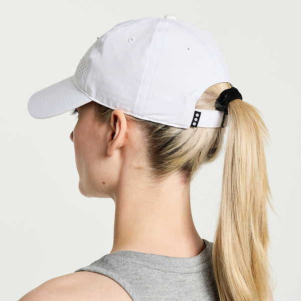 Outpace Petite Hat | White
