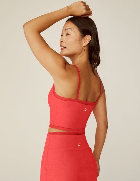 Women's Allure Lace Tank | Red Ash Heather