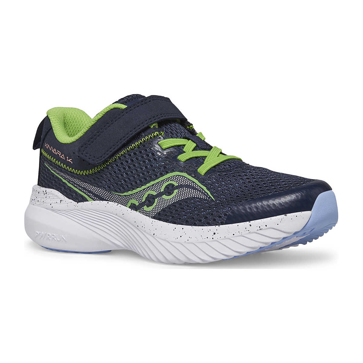 Big Kid's Kinvara 14 A/C Wide | Navy/Green