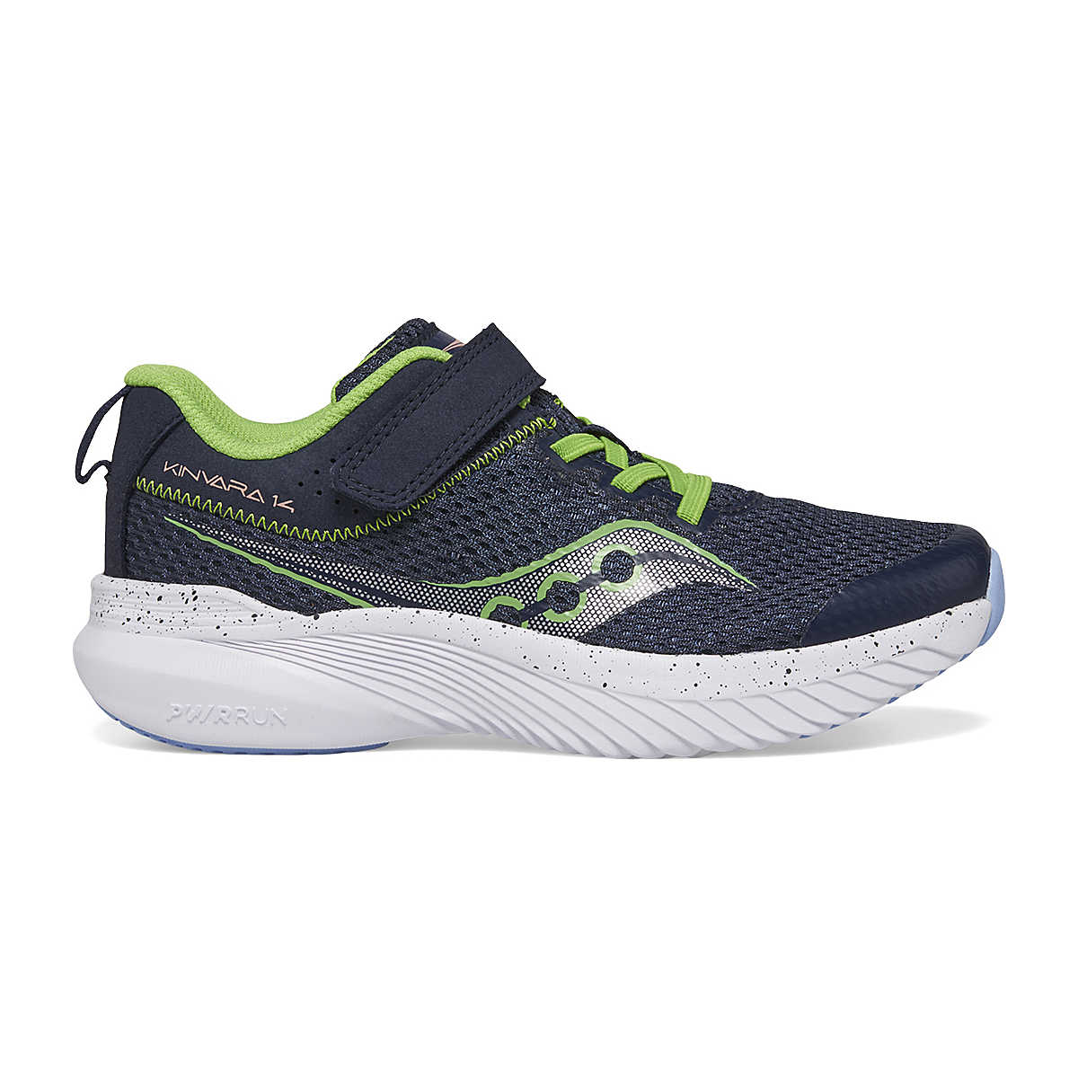 Big Kid's Kinvara 14 A/C Wide | Navy/Green