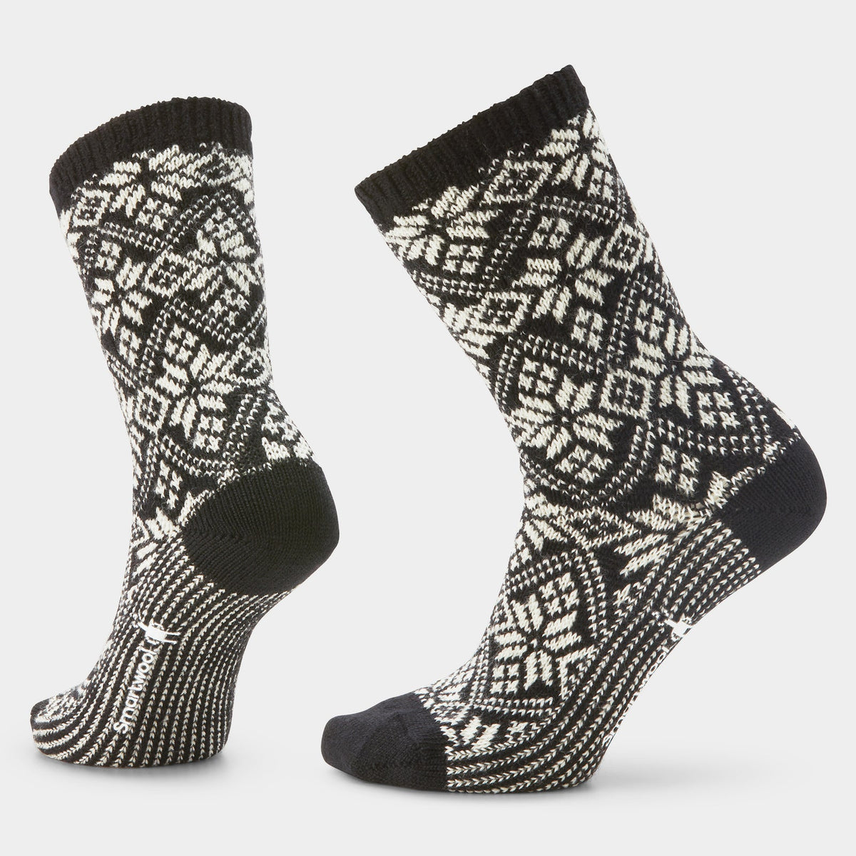 Women's Everyday Snowflake Crew | Black