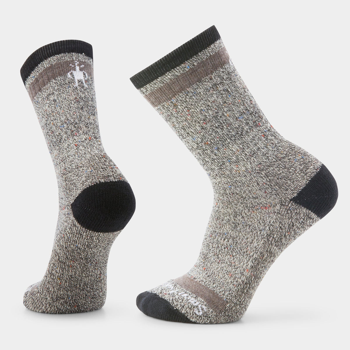 Larimer Crew |Black/Taupe Heather