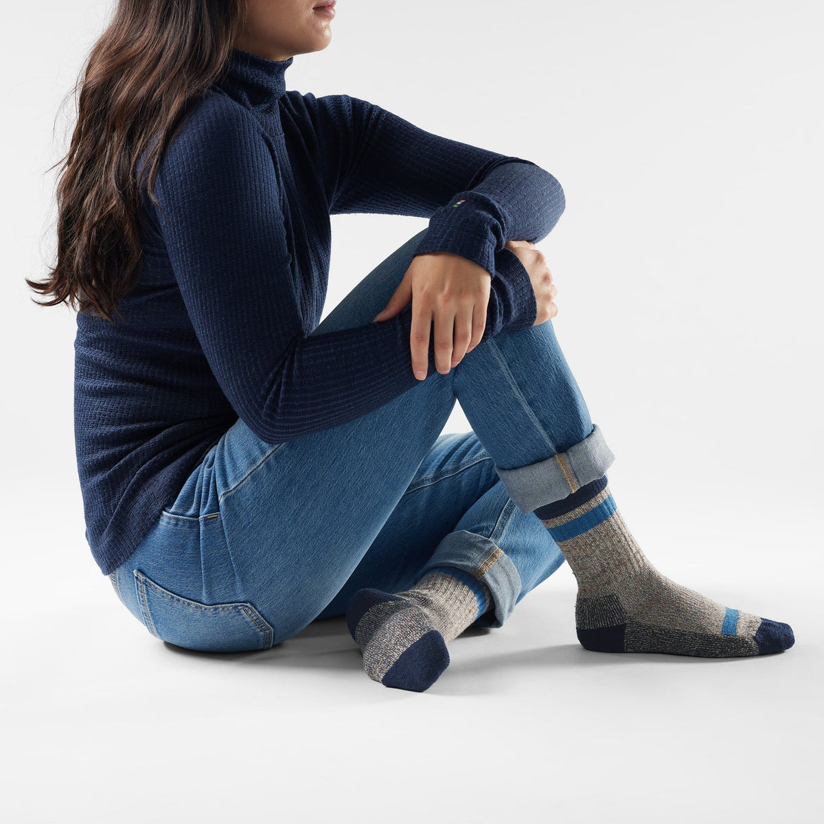 Larimer Crew |Taupe/Natural Marl