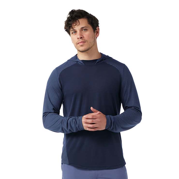 Men's Active Mesh Hoodie | Navy