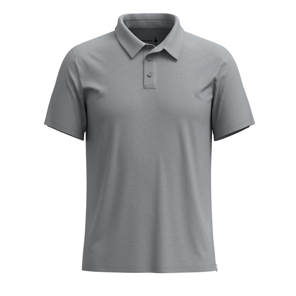 Men's Short Sleeve Polo |  Gray