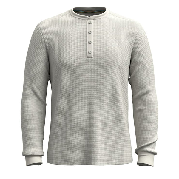 Men's Waffle LS Henley | Ash Heather