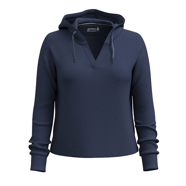 Women's Waffle Hoodie | Navy