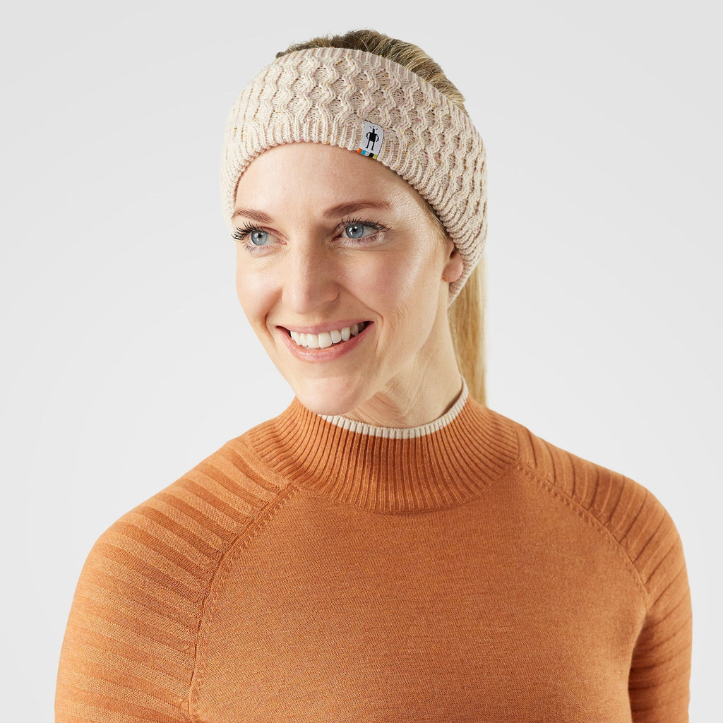 Fleece Lined Headband | Almond Donegal