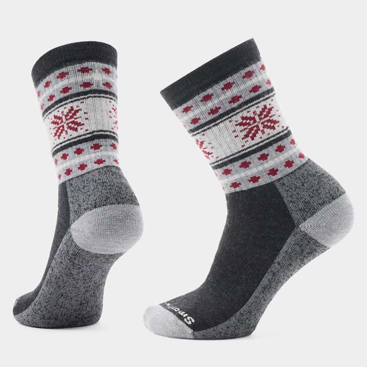 Everyday Cozy Snowflake Dream Crew |Charcoal