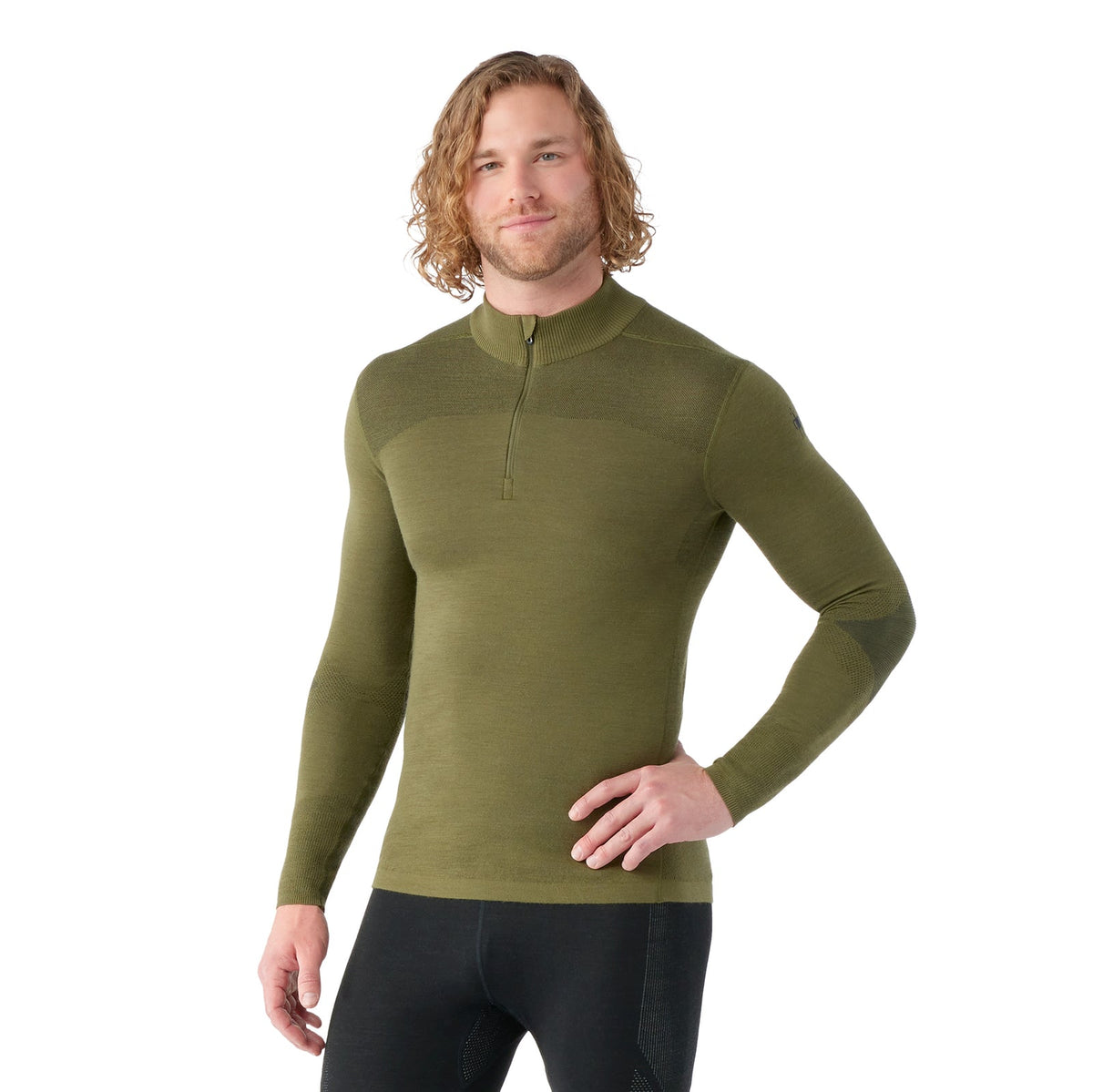 Men's Intraknit Merino 1/4 Zip |Winter Moss