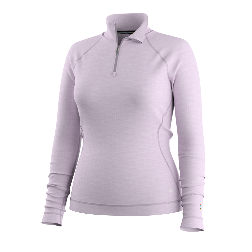 Women's Merino Thermal 1/4 Zip | Lavender Sky Heather