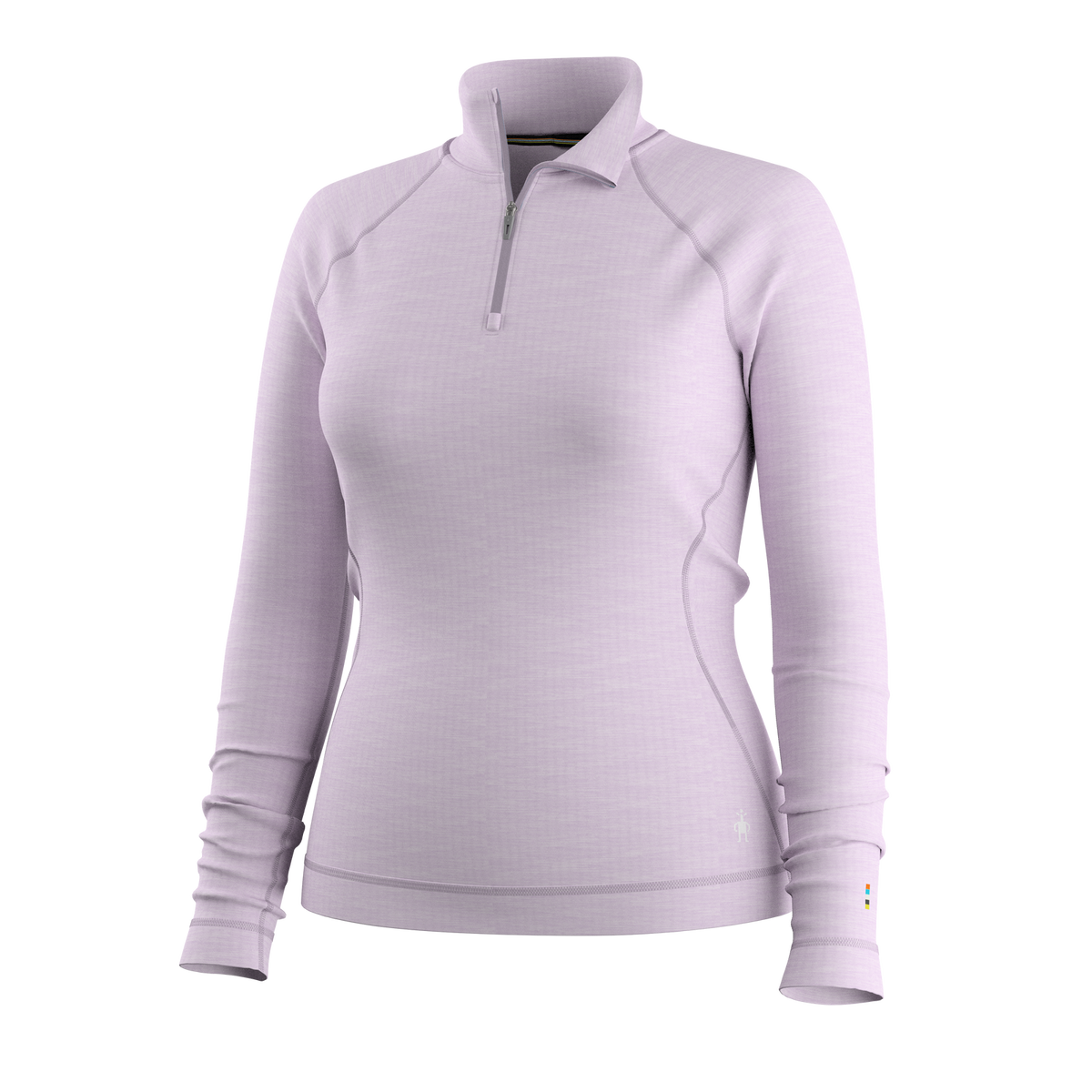 Women's Merino Thermal 1/4 Zip | Lavender Sky Heather