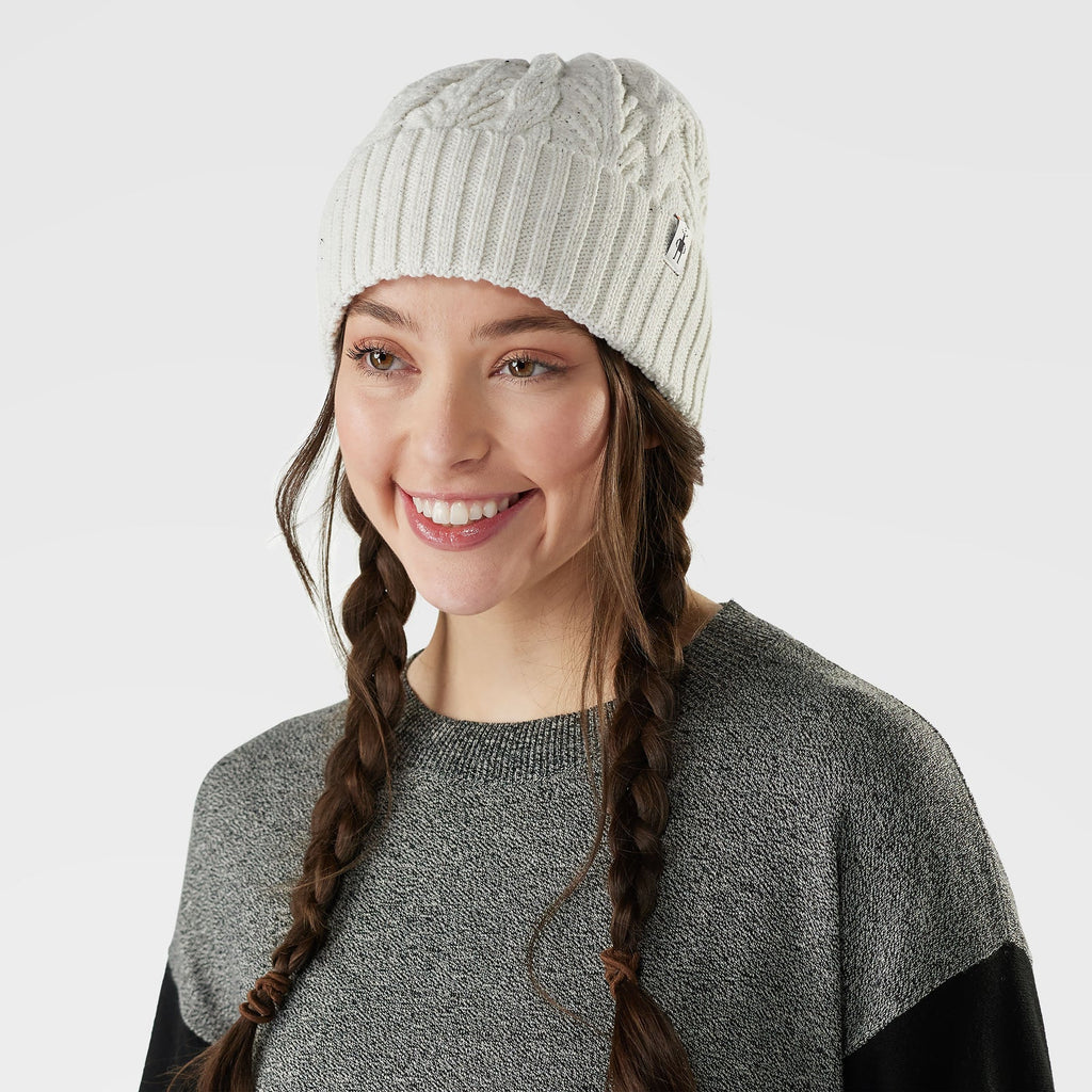Cable Knit Beanie |  Natural