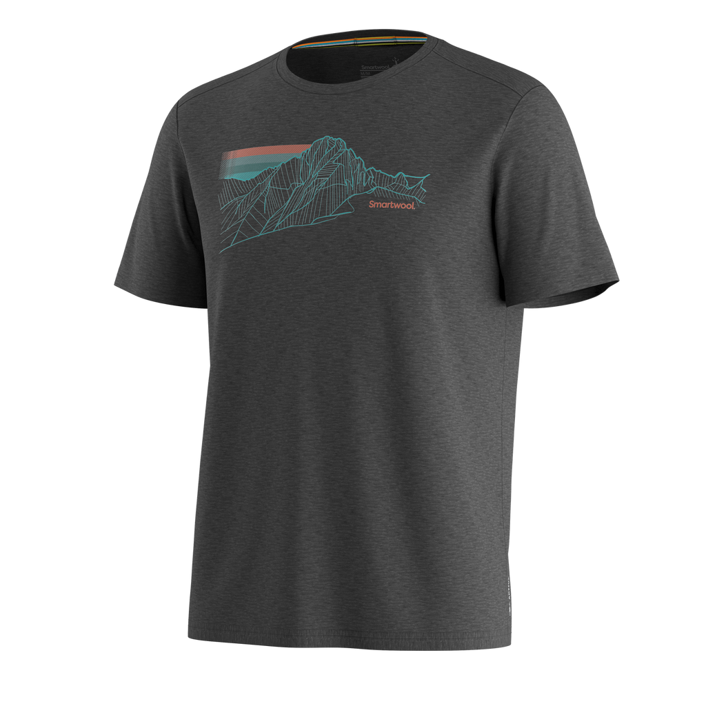 Men's Alpine Trace Graphic Tee |Charcoal Heather